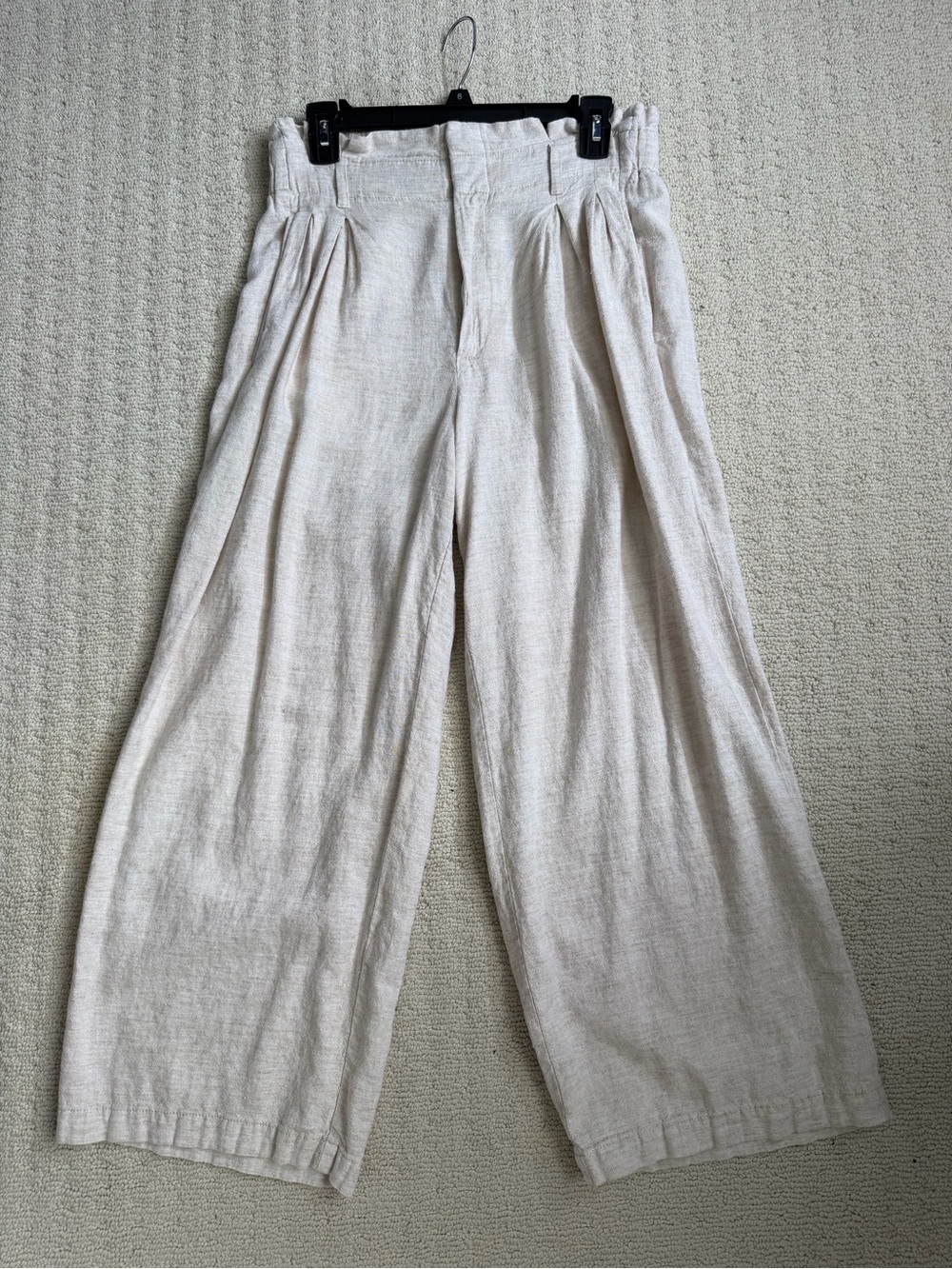 Banana Republic Linen-Blend Wide-Leg trouser Petite 8